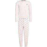 Tommy Hilfiger Girls Jersey Pyjama Set - Light Pink
