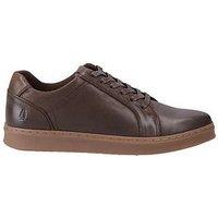 Hush Puppies Mens Madden Lace Up Trainers - Dark Brown