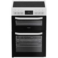 Hotpoint Hde6Vdw - Electric Double Cooker - White