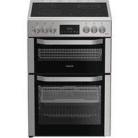 Hotpoint Hde6Vdcasx - Electric Double Cooker With Multiflow Technology - Silver