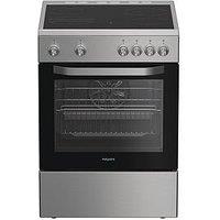 Hotpoint H6V5Kmx/Uk - Electric Single Cooker With Multiflow Technology - Silver
