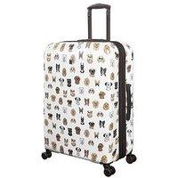 It Luggage Sheen Groovy Dog Print Hardshell Large Suitcase