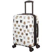 It Luggage Sheen Groovy Dog Print Hardshell Cabin Suitcase