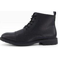 Jack & Jones Danby Pu Lace Up Boot - Black