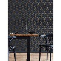Boutique Refine Geo Wallpaper In Navy