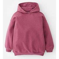The Very Collection Girls Slogan Oversized Hoodie - Pink
