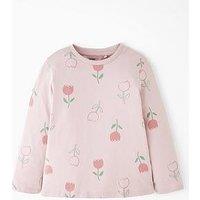 The Very Collection Girls Tulip Jersey Top - Print