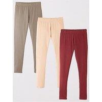 The Very Collection Girls 3 Pack Leggings - Multi