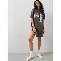 The Very Collection Ladies Aristocats Nightie - Grey