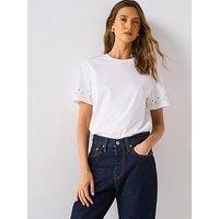 Ps Paul Smith Scattered Letter Sleeve T-Shirt - White