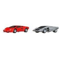 Hot Wheels Premium 2-Pack: Lancia Stratos Zero & Lamborghini Countach Lp5000 Qv