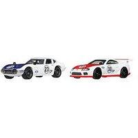 Hot Wheels Premium 2-Pack: 67 Ford Gt40 Mkiv & Toyota 2000 Gt