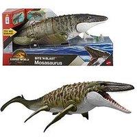 Jurassic World Rebirth Bite 'N Blast Mosasaurus Action Figure And Mini Dilophosaurus