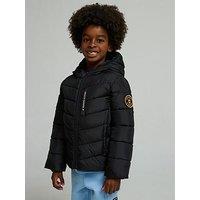 Zavetti Canada Younger Boys Fallino Hybrid Puffer Jacket - Black