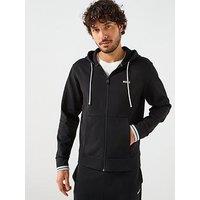 Boss Tracksuit Set Regular Fit Zip Hooded Tracksuit - Black