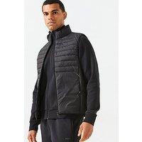 Boss Urbanex Regular Fit Light Quilted Gilet - Black