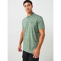 Boss Polo Ao Zone Cotton Polo Shirt - Green