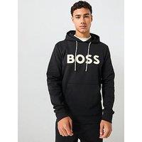 Boss Soody Zone Regular Fit 3D Logo Hoodie - Black