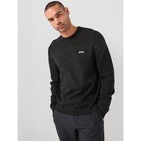 Boss Momentum-X Merino Crew Knitted Jumper - Black