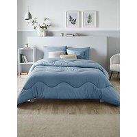 Night Lark Linen 10.5 Tog Coverless Quilt - Blue