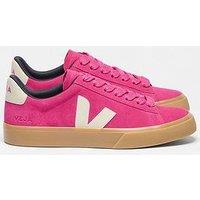 Veja Womens Campo Bold Suede Trainer- Pink