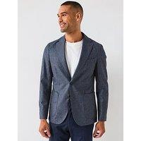 Boss C-Hanry-252 Patch Pocket Unlined Suit Jacket - Blue