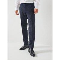 Boss H-Leon Regular Fit Wool Mix & Match Suit Trouser - Dark Blue