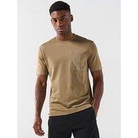 Boss P-Taut 27 Regular Fit Pocket Bb T-Shirt - Brown