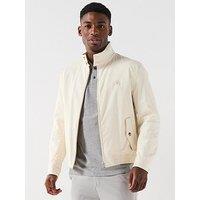 Boss H-Coiner-253 Bb Logo Harrington Jacket - Light Beige