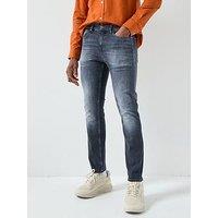 Boss C-Delaware Cashmere Touch Slim Fit Jeans - Grey