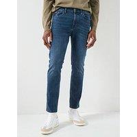 Boss P-Delaware Performance Travel Slim Fit Jeans - Medium Blue