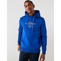 Tommy Hilfiger Oval Graphic Hoodie - Bright Blue