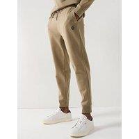 Boss C-Locsin 01 Regular Fit Nikel Logo Cuff Joggers - Brown