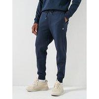 Boss C-Locsin 01 Regular Fit Nikel Logo Cuff Joggers - Navy
