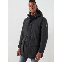 Boss H-Detoni Padded Inner Hodded Coat - Black