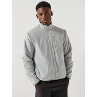 Calvin Klein Sport Ck Tech Reversible Sherpa Jacket - Grey