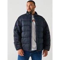 Tommy Hilfiger Big & Tall Mid Weight Padded Jacket - Navy
