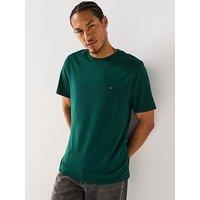 Tommy Hilfiger Essential Flag Logo T-Shirt - Dark Green