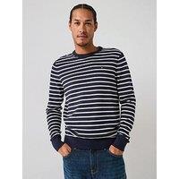 Tommy Hilfiger Essential Cotton Crew Neck Knitted Jumper - Navy