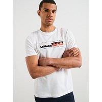 Tommy Hilfiger Th Colour Block Graphic Logo T-Shirt - White