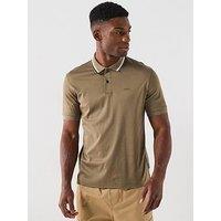 Boss Penrose 38 Slim Fit Polo Shirt - Brown