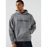Calvin Klein Standard Logo Premium Hoodie - Grey