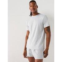 Calvin Klein Loungewear Poplin Pyjama Set - Grey