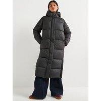 Tommy Hilfiger Modern Down Padded Maxi Coat - Black