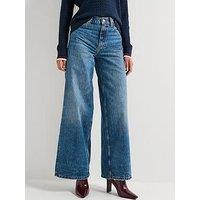 Tommy Hilfiger Kris 70'S Wide Leg High Waisted Jean - Blue