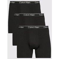 Calvin Klein Underwear 3 Pack Microfibre Boxer Briefs - Black