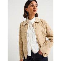 Tommy Hilfiger Padded Quilted Slim Coat - Beige