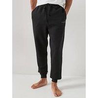 Calvin Klein Loungewear Quilted Texture Bottoms - Black