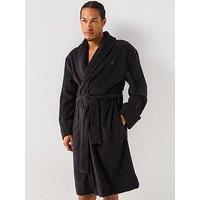 Calvin Klein Loungewear Icon Terry Robe - Black