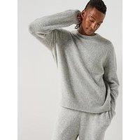 Calvin Klein Loungewear Cosy Knitted Top - Grey